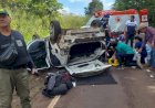 Capotamento na PR-082 entre Fênix e distrito de Luar deixa um morto e um ferido grave