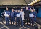 Guardas civis municipais e agentes de trânsito concluíram capacitações e receberam certificados