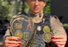 POLICIAL FEMININA DO 10ºBPM É A PRIMEIRA COLOCADA DURANTE PROVA DE TIRO EM CASCAVEL