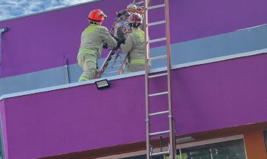 Trabalhador sofre descarga elétrica durante pintura em comércio de Apucarana
