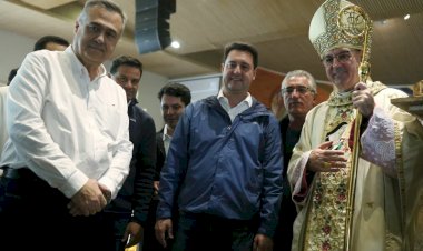 Beto Preto participa de missa de  Santa Rita de Cássia, em Lunardelli