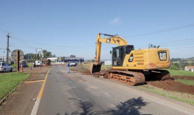 Obra de duplicação da Avenida Minas Gerais entra na fase de reconstrução do pavimento