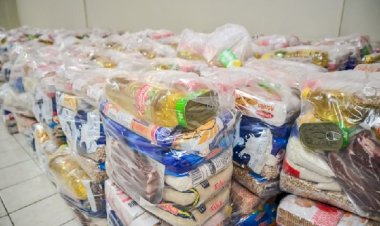 Prefeitura concede cerca de 1,1 mil cestas básicas por mês a famílias em situação de vulnerabilidade