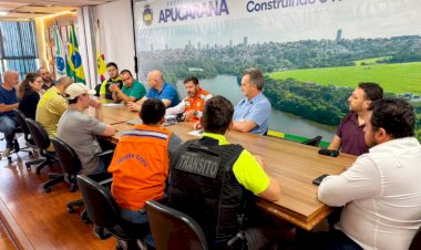Defesa Civil de Apucarana reúne secretarias e órgãos estratégicos para alinhar protocolo de resposta a desastres naturais