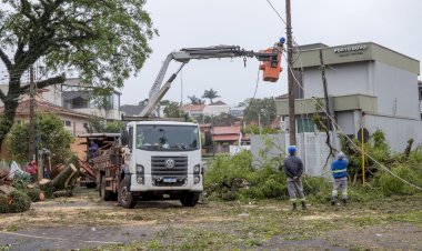 Trabalho integrado entre Copel e Prefeitura garante o restabelecimento da energia em 95% dos domicílios