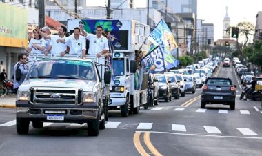 Sandro Alex faz carreata em Apucarana e assina carta com demandas do Vale do Ivaí