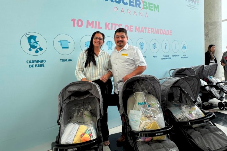 Califórnia recebe kits de maternidade do programa Nascer Bem Paraná