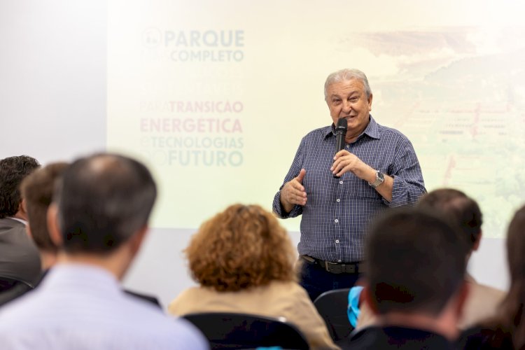 Dilvo Grolli, presidente da Coopavel e parceiro do Espaço Impulso. Foto: Kiko Sierich/Itaipu Parquetec.