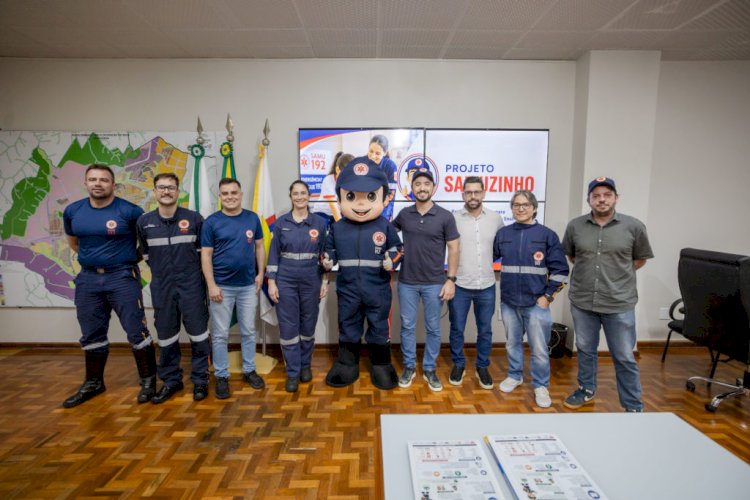 Prefeitura lança Projeto Samuzinho para ensinar primeiros socorros nas escolas e CMEI’s de Apucarana