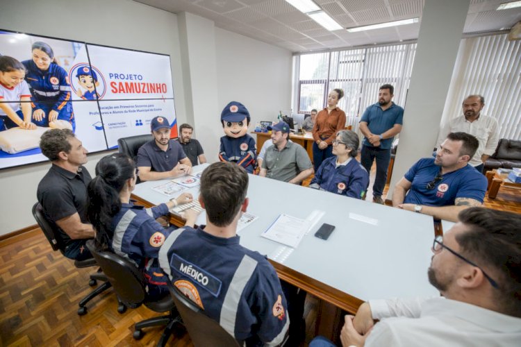 Prefeitura lança Projeto Samuzinho para ensinar primeiros socorros nas escolas e CMEI’s de Apucarana