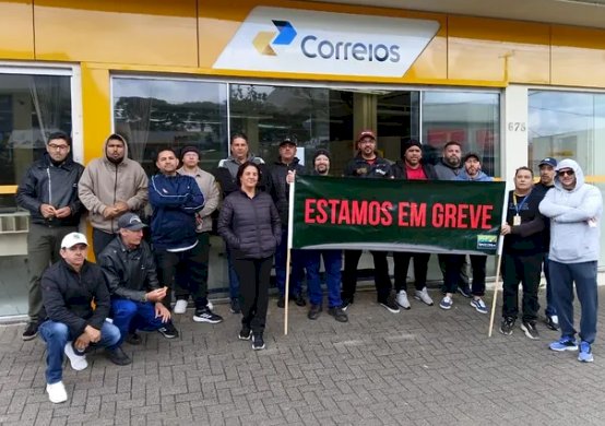 Greve dos Correios chega a Apucarana e oito carteiros aderem à paralisação