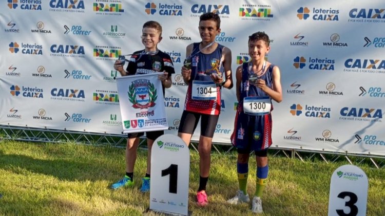 Equipe de atletismo Sub-12 de Apucarana é vice-campeã paranaense