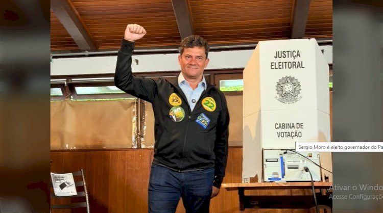 Sergio Moro é eleito governador do Paraná no primeiro turno com mais de 3,1 milhões de votos