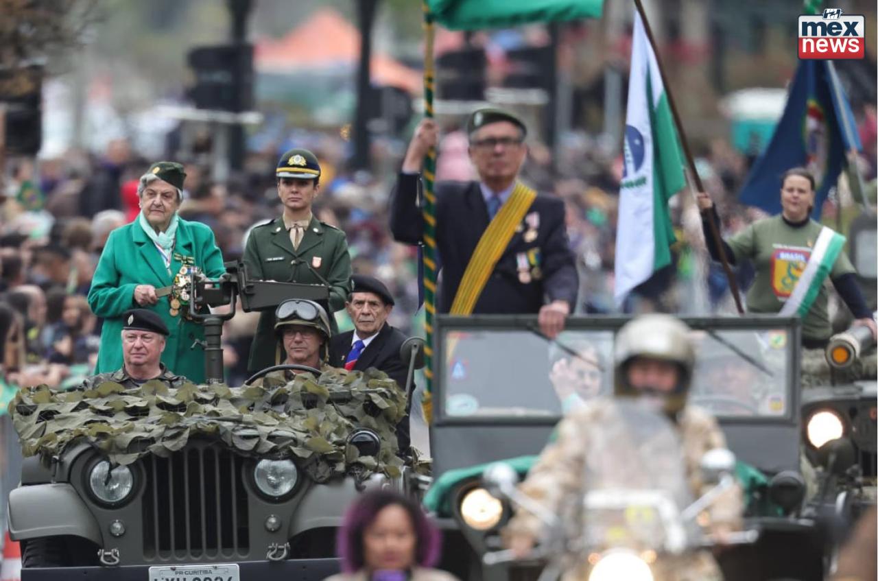 Desfile de 7 de Setembro em Curitiba celebra a Independência