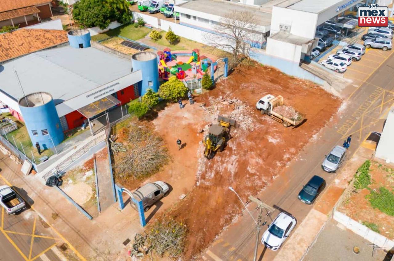 Prefeitura de Califórnia retoma obra de estacionamento no Centro de Saúde