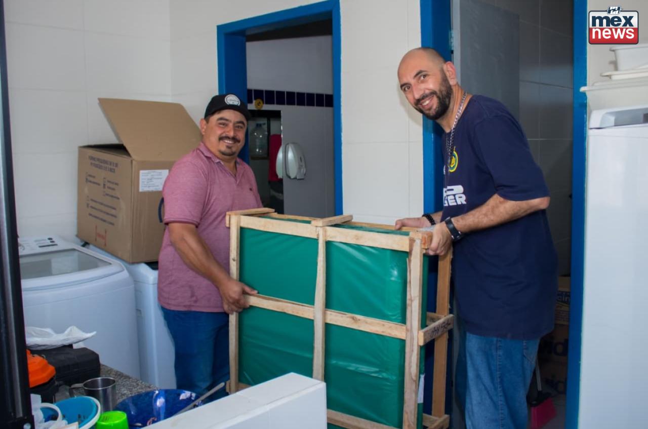Escola Municipal Sueli Bisconcini Viana recebe novos equipamentos para cozinha reformada